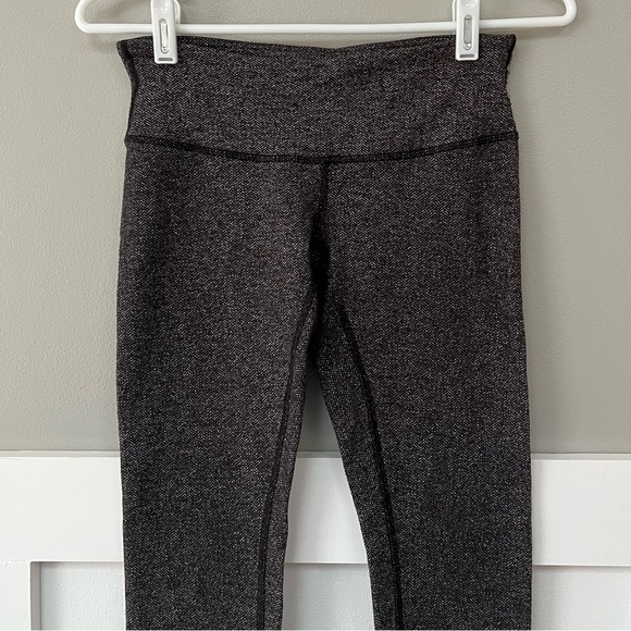 Lululemon Wunder Under Pant III in Diamond Jacquard Space Dye Black Slate - Picture 3 of 9